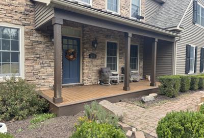 Covered front porch